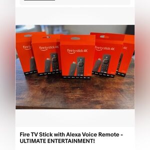 Amazon Fire TV Stick 4K - Red Retail Boxes